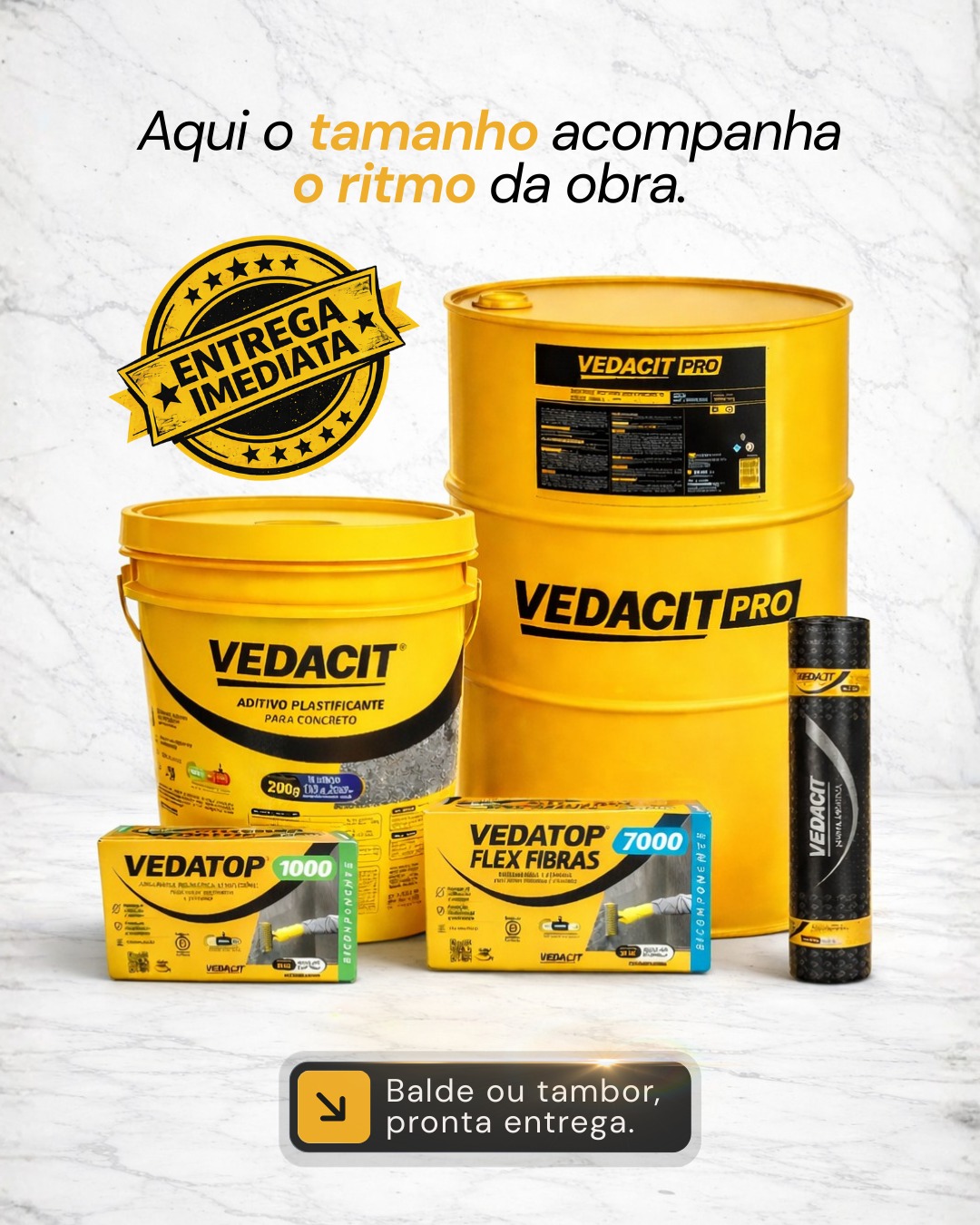 Soluções Vedacit para Obra